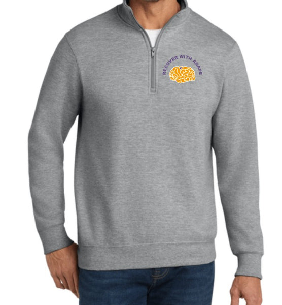 MCN Port & Co® Fan Favorite® Fleece 1/4-Zip Pullover Sweatshirt PC850Q