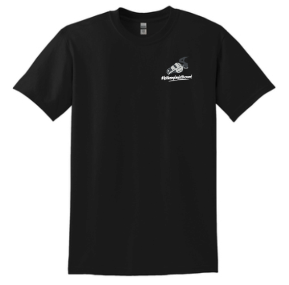 Let Them Play Block design SS Port & Co® Core Blend Tee