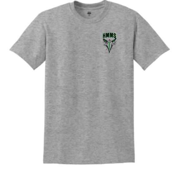 HMMS/WS 50/50 Tshirt left chest print 8000
