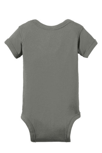 RS4400 -Rabbit Skins™ Infant Short Sleeve Baby Rib Bodysuit-GTSC