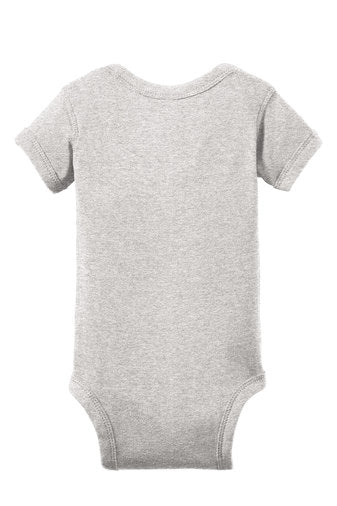 RS4400 -Rabbit Skins™ Infant Short Sleeve Baby Rib Bodysuit-GTSC