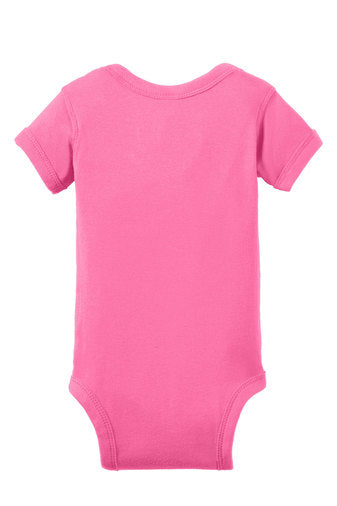 RS4400 -Rabbit Skins™ Infant Short Sleeve Baby Rib Bodysuit-GTSC