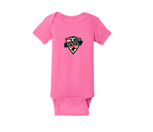 RS4400 -Rabbit Skins™ Infant Short Sleeve Baby Rib Bodysuit-WVFC