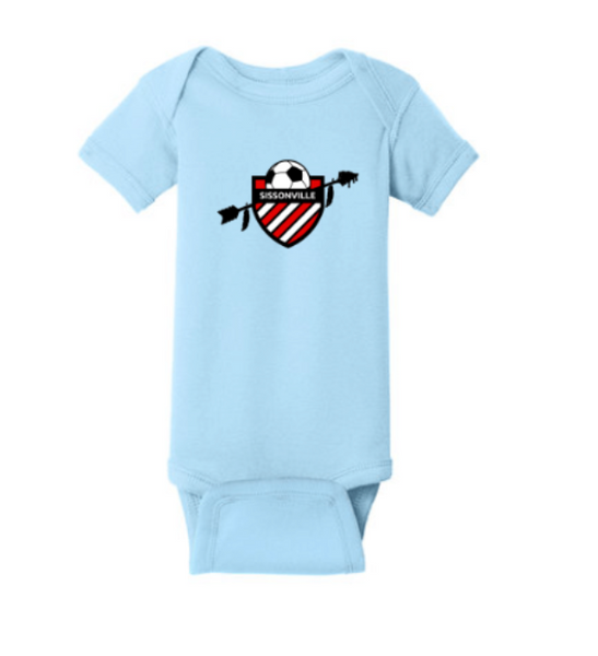 RS4400 -Rabbit Skins™ Infant Short Sleeve Baby Rib Bodysuit-SSA