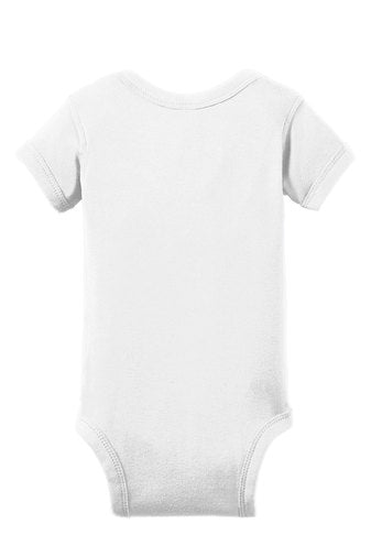 RS4400 -Rabbit Skins™ Infant Short Sleeve Baby Rib Bodysuit-GTSC