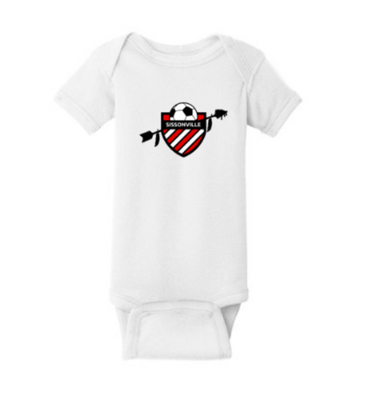 RS4400 -Rabbit Skins™ Infant Short Sleeve Baby Rib Bodysuit-SSA