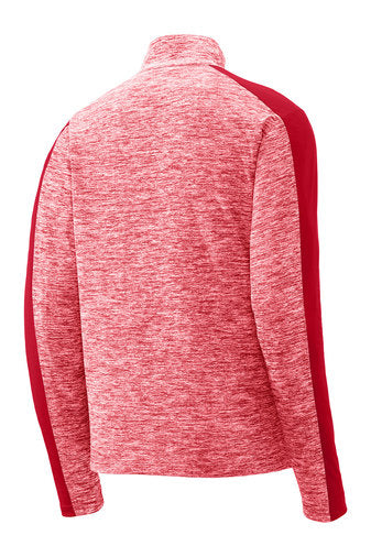 ST397-Sport-Tek® PosiCharge® Electric Heather Colorblock 1/4-Zip Pullover- KVU