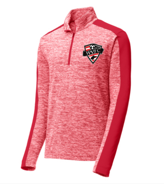 ST397-Sport-Tek® PosiCharge® Electric Heather Colorblock 1/4-Zip Pullover- WVFC