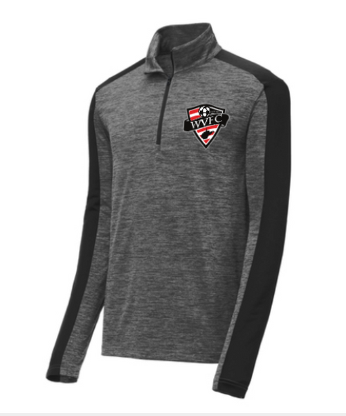 ST397-Sport-Tek® PosiCharge® Electric Heather Colorblock 1/4-Zip Pullover- WVFC