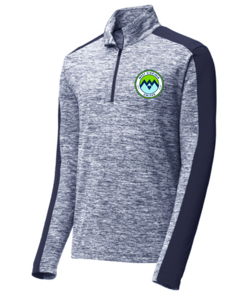 YST397_Sport-Tek® PosiCharge® Electric Heather Colorblock 1/4-Zip Pullover-Youth-USLA