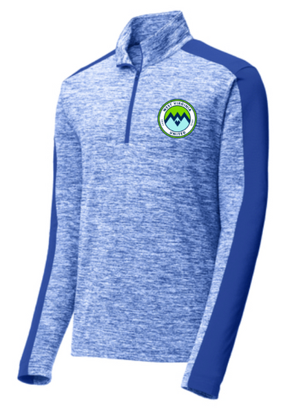 YST397_Sport-Tek® PosiCharge® Electric Heather Colorblock 1/4-Zip Pullover-Youth-USLA