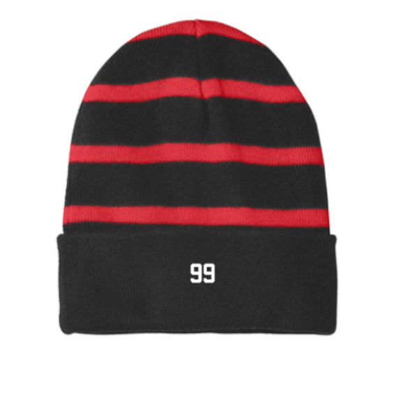 STC31 -Sport-Tek® Striped Beanie with Solid Band- SSA