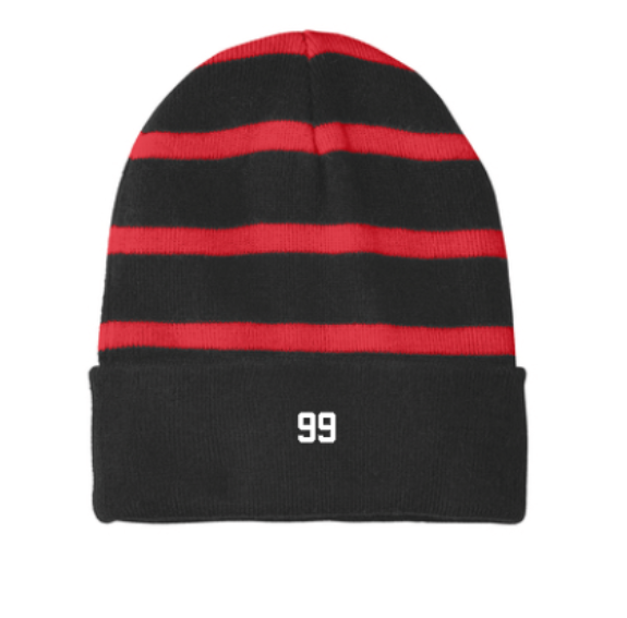 STC31 -Sport-Tek® Striped Beanie with Solid Band- KVU