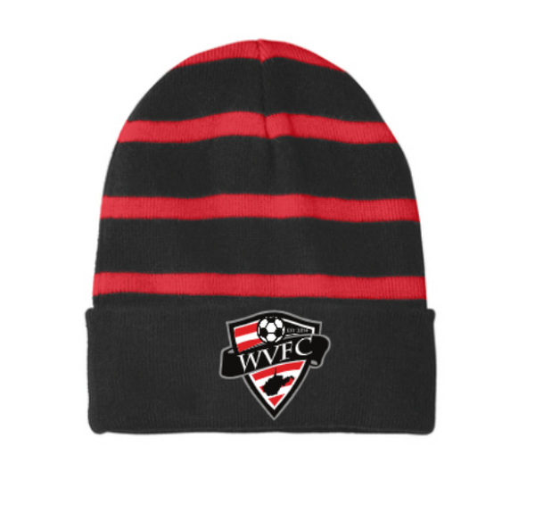 STC31 -Sport-Tek® Striped Beanie with Solid Band- WVFC