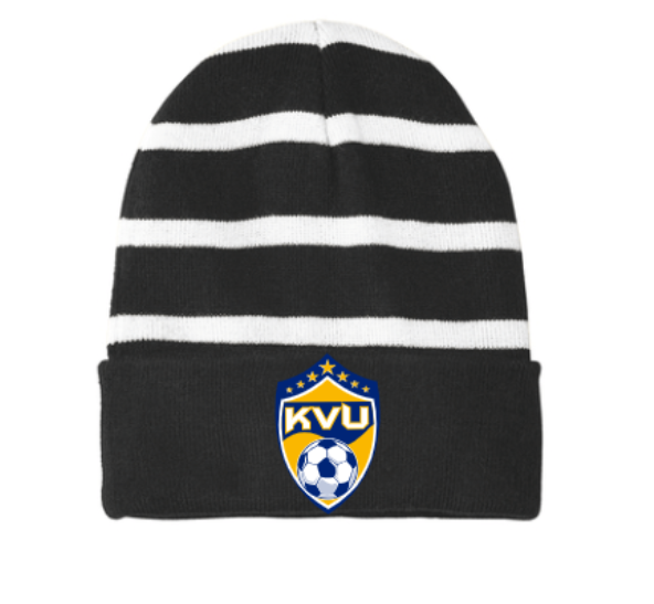 STC31 -Sport-Tek® Striped Beanie with Solid Band- KVU