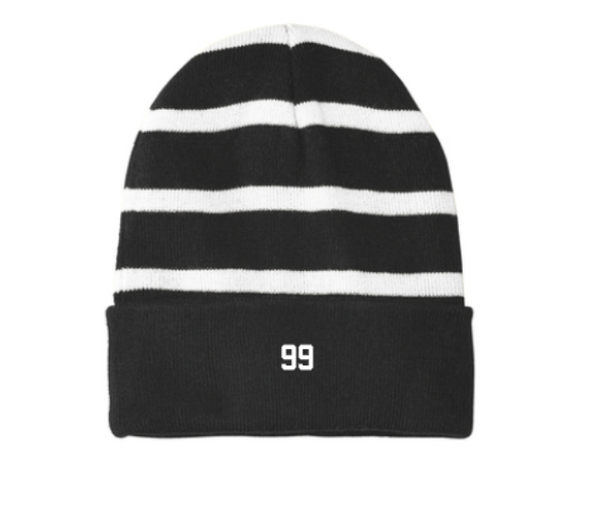 STC31 -Sport-Tek® Striped Beanie with Solid Band- KVU