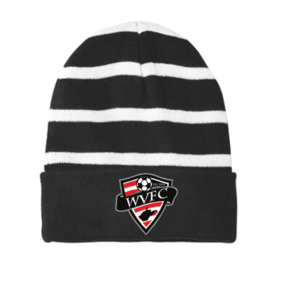 STC31 -Sport-Tek® Striped Beanie with Solid Band- WVFC