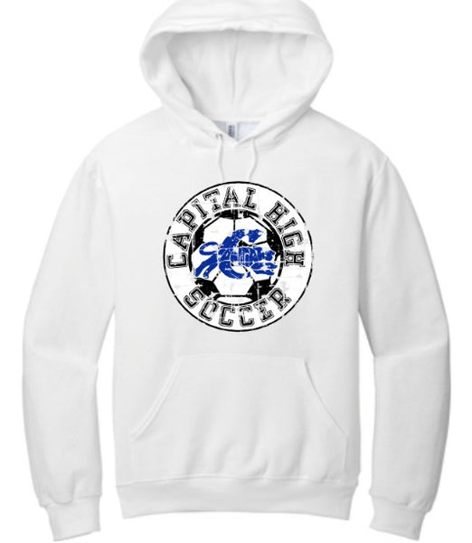 Capital High Soccer ball logo Jerzees® NuBlend® Pullover Hooded Sweatshirt