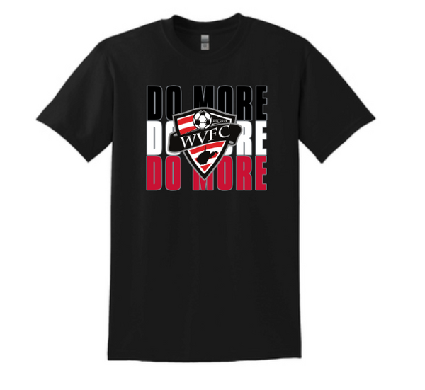 NEW PRODUCT!   WVFC Do More Gildan® DryBlend® 50 Cotton/50 Poly T-Shirt 8000