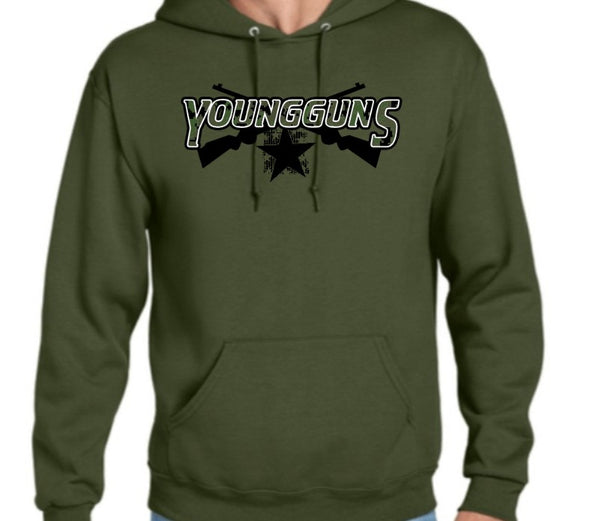 Jerzees® NuBlend® Pullover Hooded Sweatshirt  996  YoungGuns Boys Logo