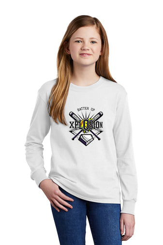 Port & Company® Youth Long Sleeve Core Cotton Tee