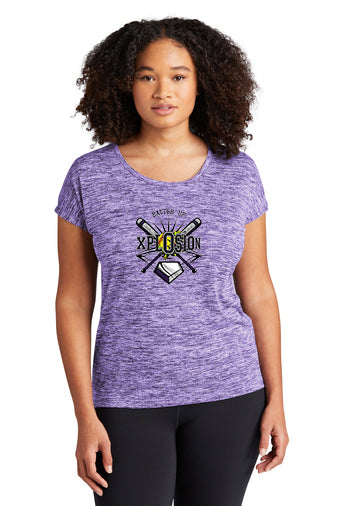 Sport-Tek® Ladies PosiCharge® Electric Heather Sporty Tee