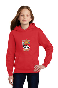 Port & Company® Youth Fan Favorite™ Fleece Pullover Hooded Sweatshirt