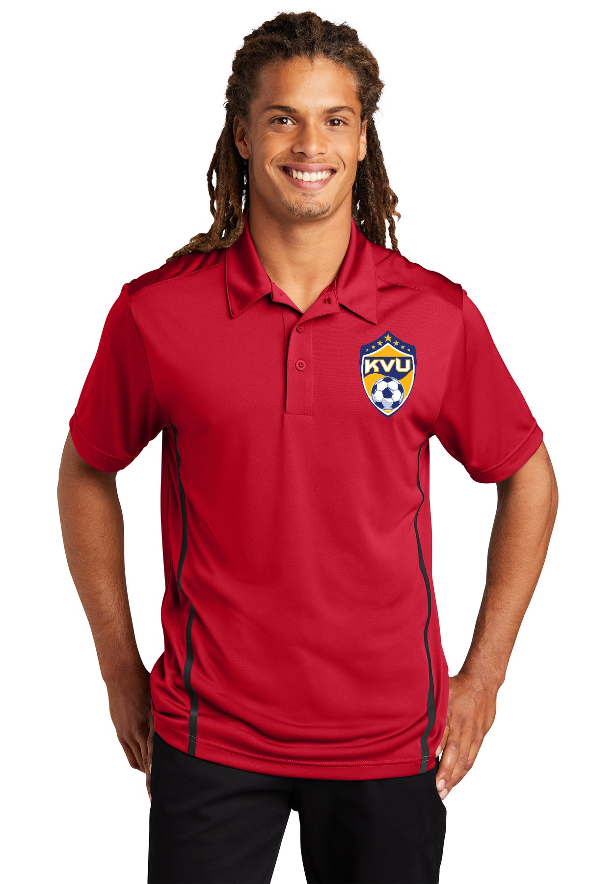 Sport-Tek® Contrast PosiCharge® Tough Polo®