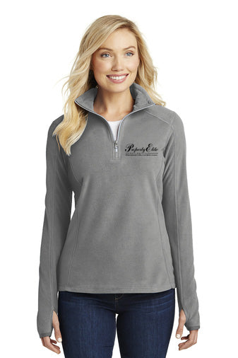 Port Authority® Ladies Microfleece 1/2-Zip Pullover
