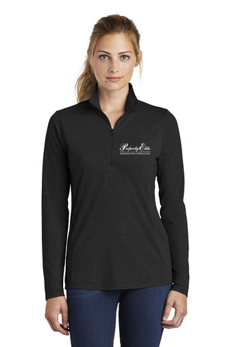 Sport-Tek ® Ladies PosiCharge ® Tri-Blend Wicking 1/4-Zip Pullover