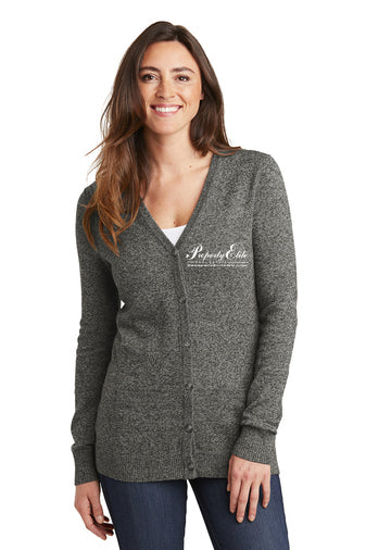 Port Authority ® Ladies Marled Cardigan Sweater