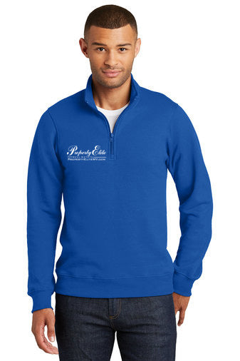 Port & Company® Fan Favorite™ Fleece 1/4-Zip Pullover Sweatshirt
