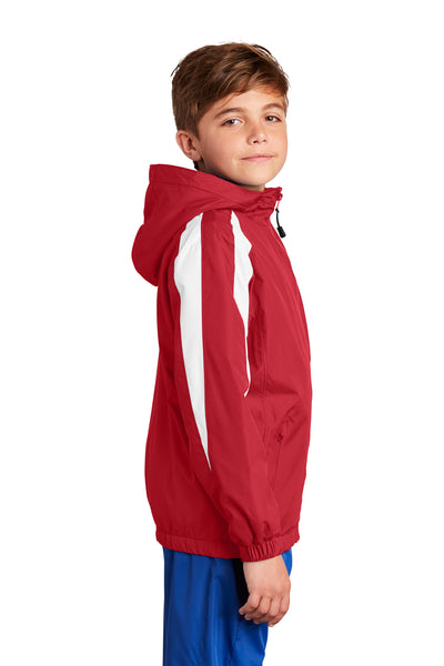 Sport-Tek® Youth Fleece-Lined Colorblock Jacket