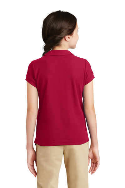 Port Authority® Girls Silk Touch™ Peter Pan Collar Polo
