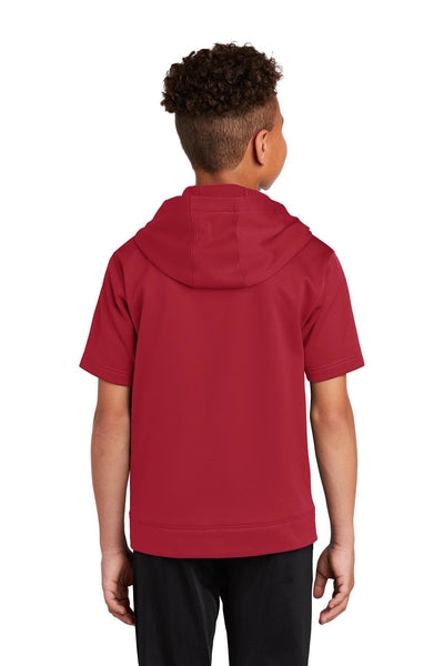 Youth Fleece Short Sleeve Hooded Pullover