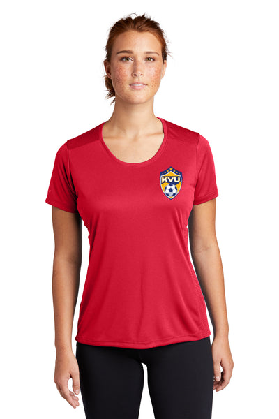 Sport-Tek® Ladies PosiCharge® Elevate Scoop Neck Tee