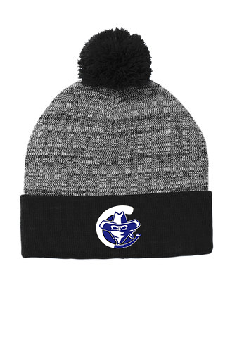 Sport-Tek ® Heather Pom Pom Beanie