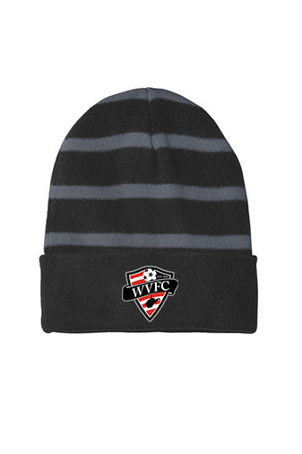 Sport-Tek® Striped Beanie with Solid Band