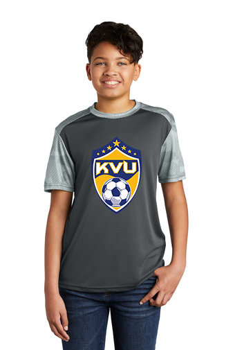 Sport-Tek® Youth CamoHex Colorblock Tee