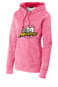 Sport-Tek® Ladies PosiCharge® Electric Heather Fleece Hooded Pullover